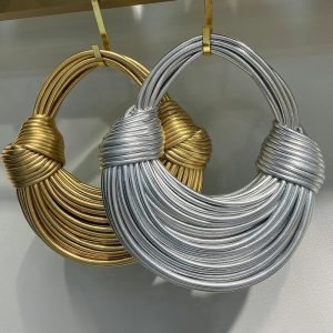 High Quality Gold And Silver Designer Handbags and Purses For Women Fashion Party Evening Clutch Bags Latest Ladies Hobo Tote Bag