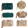 SEKUSA fashion women evening bags tassel ladies clutch purse shoulder chain wedding party handbags bags